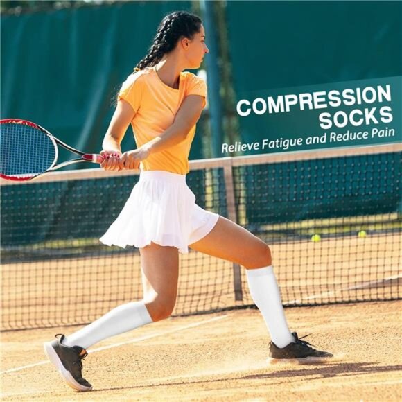 Compression Socks for Women & Men Circulation (3 Pairs) - Best - Picture 3 of 6